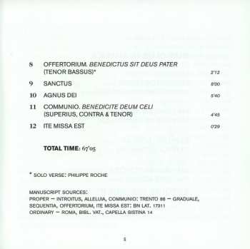 CD Guillaume Dufay: Missa Se La Face Ay Pale