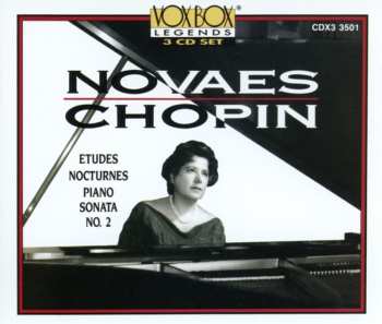 3CD Frédéric Chopin: Guiomar Novaes Plays Chopin