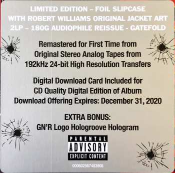 2LP Guns N' Roses: Appetite For Destruction LTD