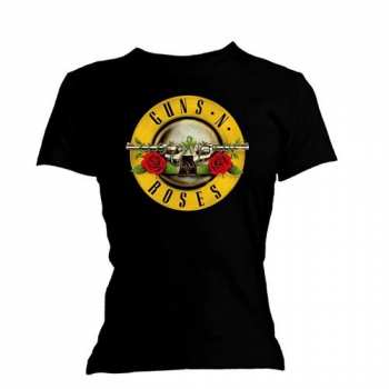 Merch Guns N' Roses: Women's T-shirt Classic Bullet Logo Guns N' Roses 