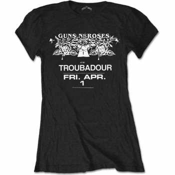 Merch Guns N' Roses: Women's T-shirt Troubadour Flyer 