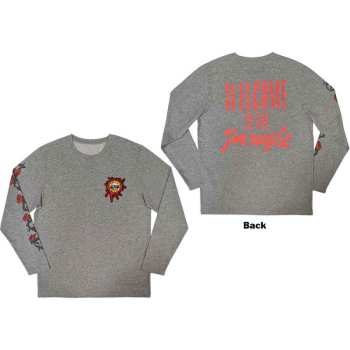 Merch Guns N' Roses: Guns N' Roses Unisex Long Sleeve T-shirt: Splatter Seal (back & Sleeve Print) (small) S
