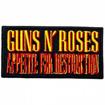 Merch Guns N' Roses: Patch Appetite For Destruction