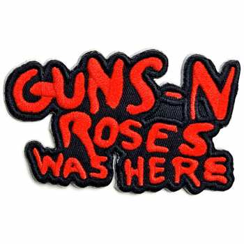 Merch Guns N' Roses: Patch Cut-out Was Here
