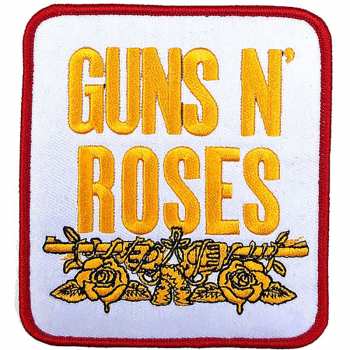 Merch Guns N' Roses: Patch Stacked White