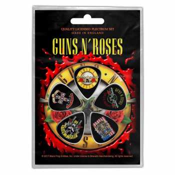 Merch Guns N' Roses: Set of Picks Bullet Logo Guns N' Roses