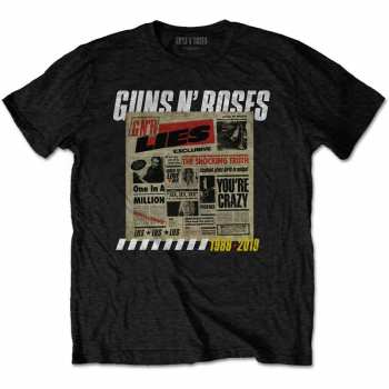 Merch Guns N' Roses: T-shirt Lies Track List 