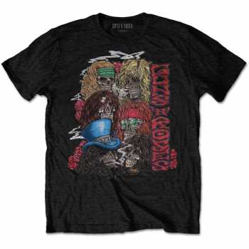 Merch Guns N' Roses: T-shirt Stacked Skulls 