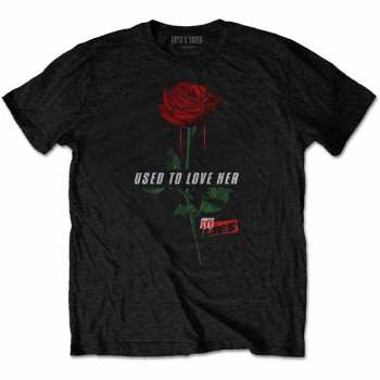 Merch Guns N' Roses: T-shirt Used To Love Her Rose 