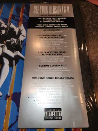 12LP/Box Set/Blu-ray Guns N' Roses: Use Your Illusion I & II DLX | LTD