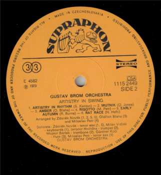 LP Gustav Brom: Gustav Brom Hraje Swing