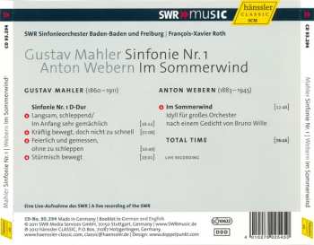 CD Gustav Mahler: Sinfonie Nr. 1 / Im Sommerwind