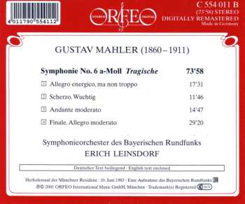 CD Gustav Mahler: Symphonie No. 6 "Tragische"