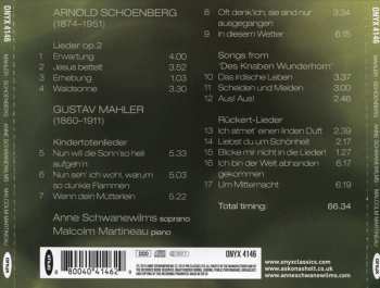 CD Arnold Schoenberg: Kindertotenlieder; Rückert Lieder; 4 Lieder, Op. 2