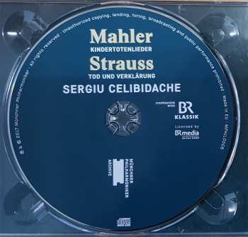 CD Richard Strauss: Kindertotenlieder / Tod Und Verklärung