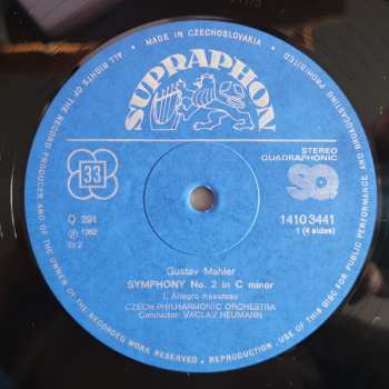 2LP The Czech Philharmonic Orchestra: Symphony No. 2