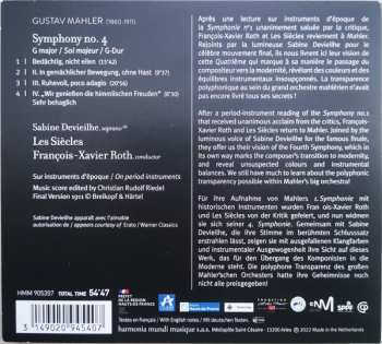 CD Gustav Mahler: Symphony No. 4
