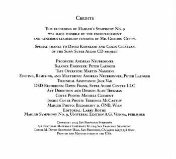 2SACD Gustav Mahler: Symphony No. 9