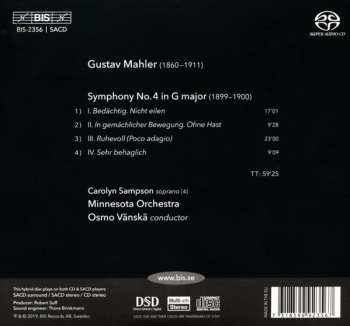 SACD Gustav Mahler: Symphony No. 4 in G Major