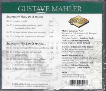 2CD Gustav Mahler: Symphony No 1 In D Major, Symphony No 9 In D Major
