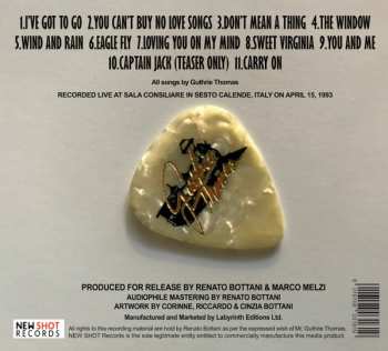 CD Guthrie Thomas: Live On Stage