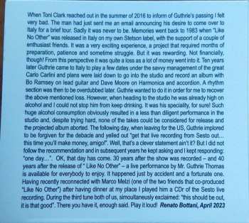 CD Guthrie Thomas: Live On Stage