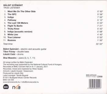 CD Gyémánt Bálint: True Listener
