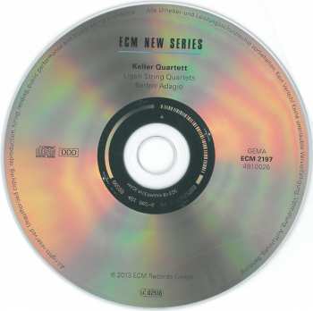 CD György Ligeti: Ligeti String Quartets / Barber Adagio