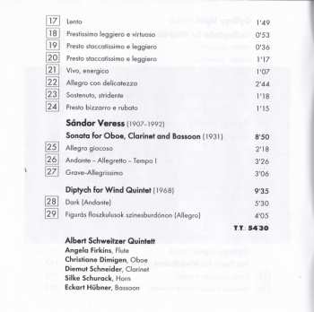 CD György Ligeti: Ten Pieces For Wind Quintet / Six Bagatelles