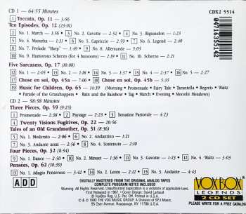 2CD Sergei Prokofiev: Complete Solo Piano Music Volume 2
