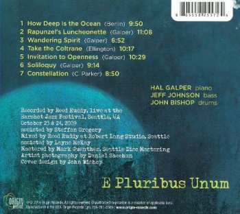 CD Hal Galper: E Pluribus Unum