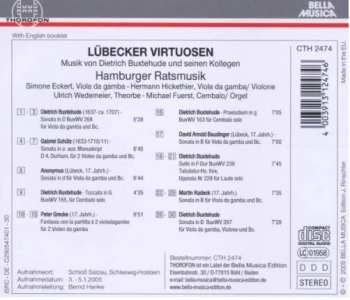 CD Hamburger Ratsmusik: Lübecker Virtuosen: Musik Von Dietrich Buxtehude Und Seinen Kollegen