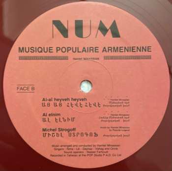 LP Hamlet Minassian: Armenian Pop Music