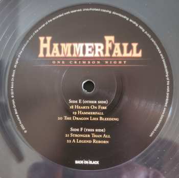 3LP/Box Set HammerFall: One Crimson Night DLX | CLR