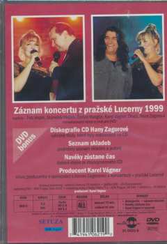 DVD Hana Zagorová: Hej, Mistře Basů (Hana Zagorová, Karel Vágner A Hosté V Lucerně)