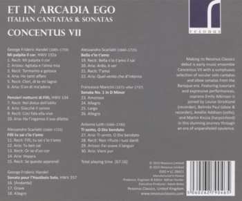 CD Georg Friedrich Händel: Et In Arcadia Ego (Italian Cantatas & Sonatas)