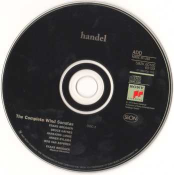 2CD Georg Friedrich Händel: The Complete Wind Sonatas