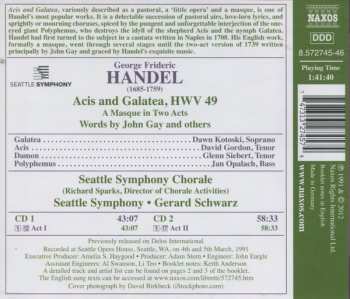 2CD Georg Friedrich Händel: Acis And Galatea
