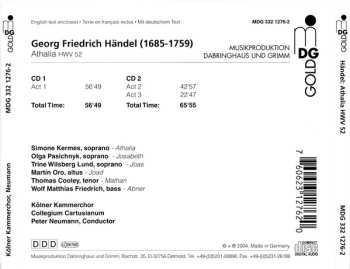 2CD Georg Friedrich Händel: Athalia HWV 52
