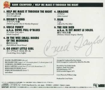 CD Hank Crawford: Help Me Make It Through The Night