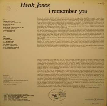 CD Hank Jones: I Remember You