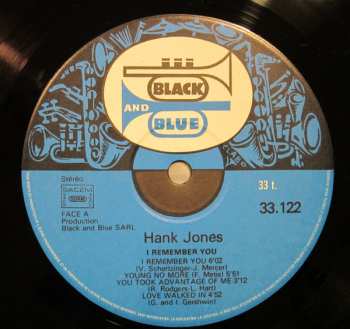 CD Hank Jones: I Remember You