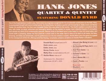 CD Hank Jones: Hank Jones Quartet & Quintet