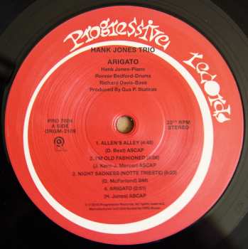 LP Hank Jones Trio: Arigato