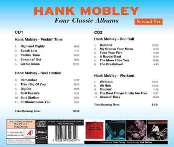 2CD Hank Mobley: Four Classic Albums (Second Set)