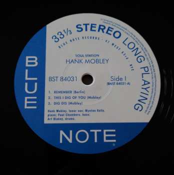 LP Hank Mobley: Soul Station