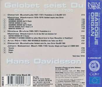CD Hans Davidsson: Gelobet Seist Du - Christmas In Lübeck 1705