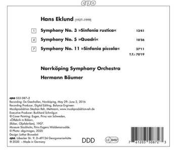 CD Norrköping Symphony Orchestra: Symphonies 3, 5 & 11