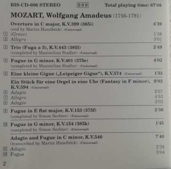 CD Hans Fagius: Mozart On The Organ
