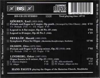 CD Hans Fagius: The Romantic Swedish Organ